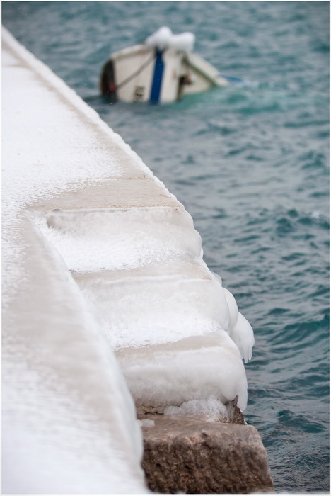 Đir po ledu okovanom Senju, Foto: Kristijan Orlić Đir po ledu okovanom Senju, Foto: Kristijan Orlić