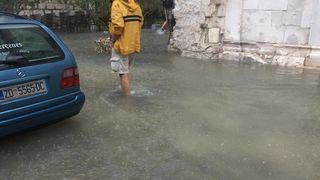 Poplava u Zadru, Poluotok