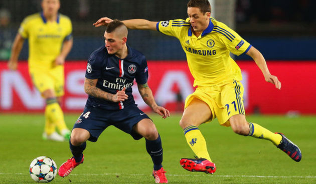 Marco Verratti i Nemanja Matić, foto: mundodeportivo
