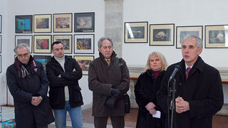 Otvorenje izložbe “Zagrljaj dubine” u Gradskoj loži, Foto: Leo Banić Otvorenje izložbe “Zagrljaj dubine” u Gradskoj loži, Foto: Leo Banić