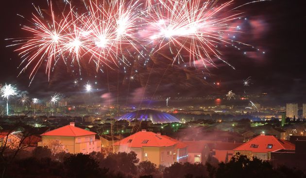 Zadarski doček Nove godine uz veliki vatromet