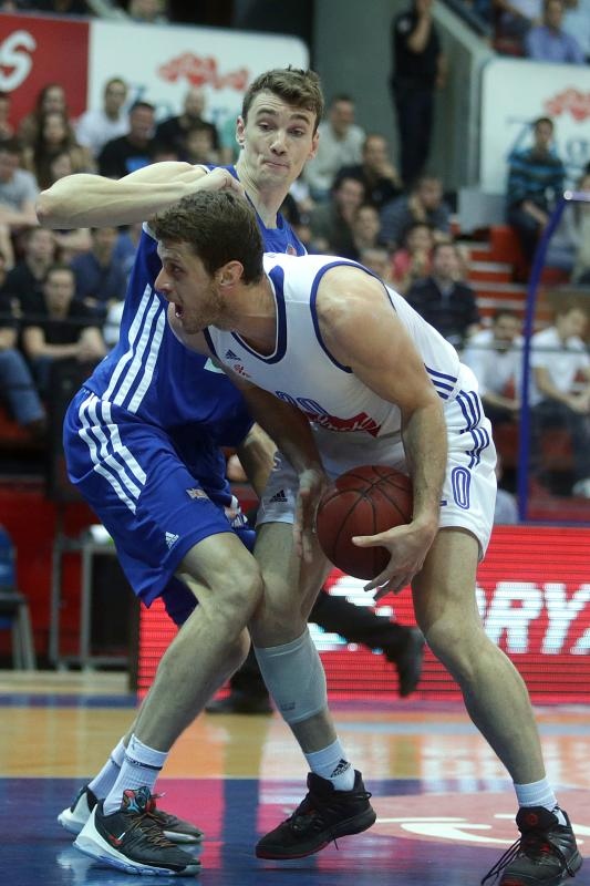 KC Drazen Petrovic, Zagreb – A-1 muska Liga za prvaka, polufinale, 3. utakmica, KK Cibona – KK Zadar 80-71. Photo: Goran Stanzl/PIXSELL KC Drazen Petrovic, Zagreb – A-1 muska Liga za prvaka, polufinale, 3. utakmica, KK Cibona – KK Zadar 80-71. Photo: Goran Stanzl/PIXSELL