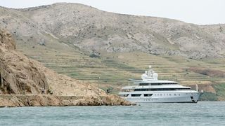 Metajna: Megajahta Indian Empress indijskog biznismena i političara Vijaya Mallye u Paškom zaljevu kod Metajne, Foto: Luka Stanzl/PIXSELL Metajna: Megajahta Indian Empress indijskog biznismena i političara Vijaya Mallye u Paškom zaljevu kod Metajne, Foto: Luka Stanzl/PIXSELL