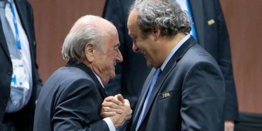 Sepp Blatter i Michel Platini, foto: Sky Sports Football @SkyFootball Sepp Blatter i Michel Platini, foto: Sky Sports Football @SkyFootball