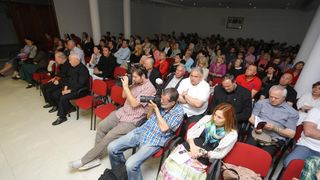 U dvorani samostana Skolskih sestara Franjevki u Arbanasima odrzana je promocija knjige Dr. Judith Reisman Seksualna sabotaza. Photo: Filip Brala/PIXSELL