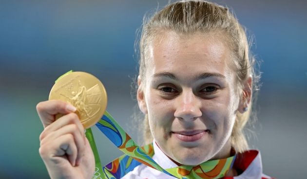 Sara Kolak, zlatna olimpijska medalja u bacanju koplja. Photo: Igor Kralj/PIXSELL
