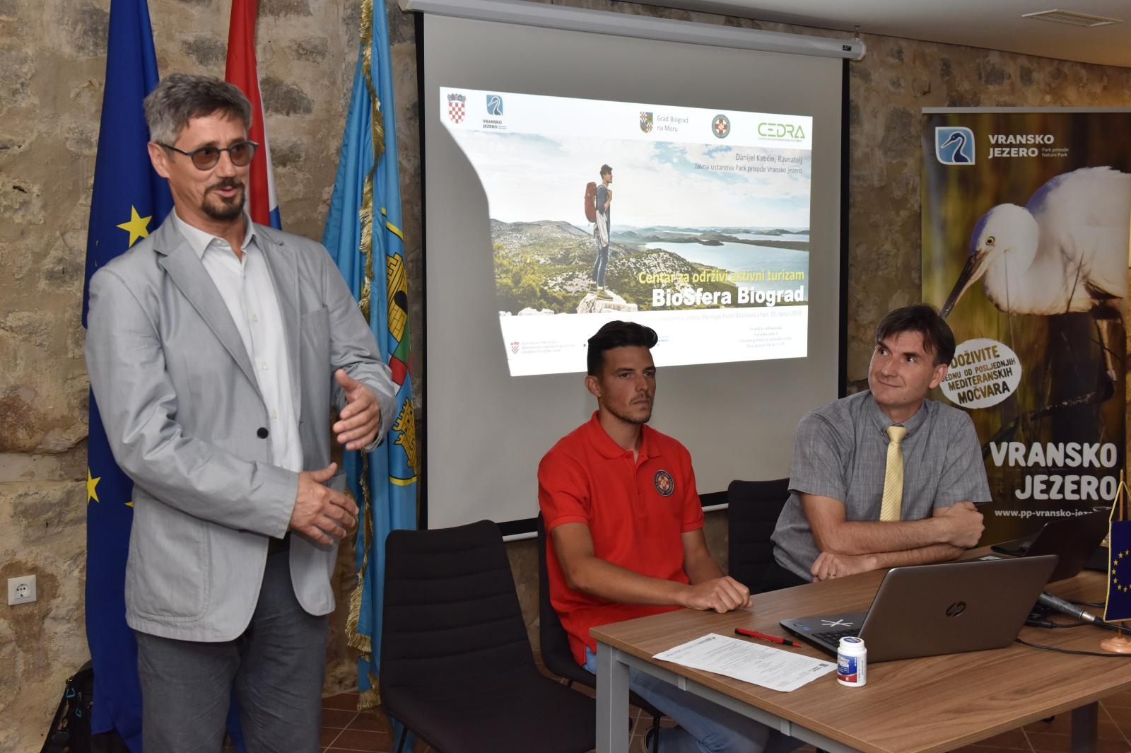 Pakoštane: Početna konferencija projekta Centar za održivi aktivni turizam Biosfera Biograd Pakoštane: Početna konferencija projekta Centar za održivi aktivni turizam Biosfera Biograd