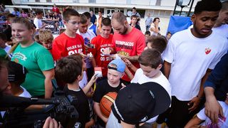 ZDBT: Kids day u društvu košarkaških velikana ; foto Iva Perinčić