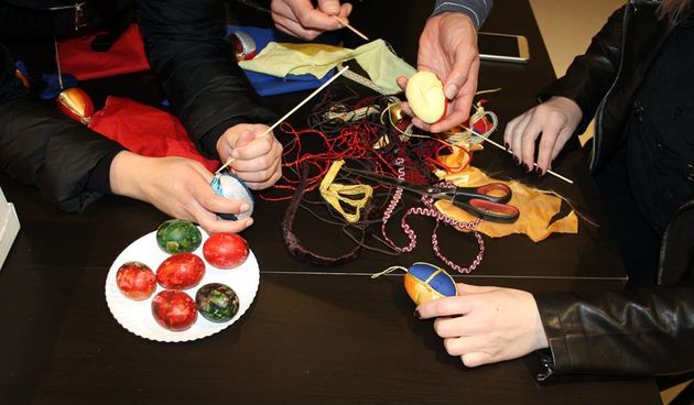 Uskrs, ukrasi, radionica