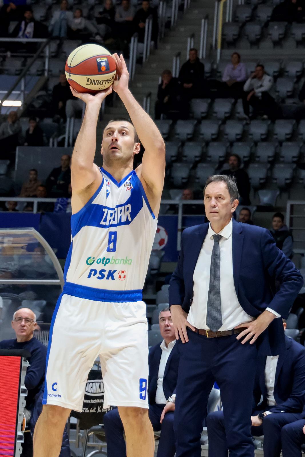 AdmiralBet ABA liga, 11. kolo: KK Zadar – Dubai Basketball, Karlo Žganec