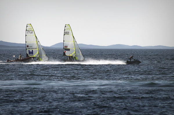 Jedrenje: Medal race s gledan s rive