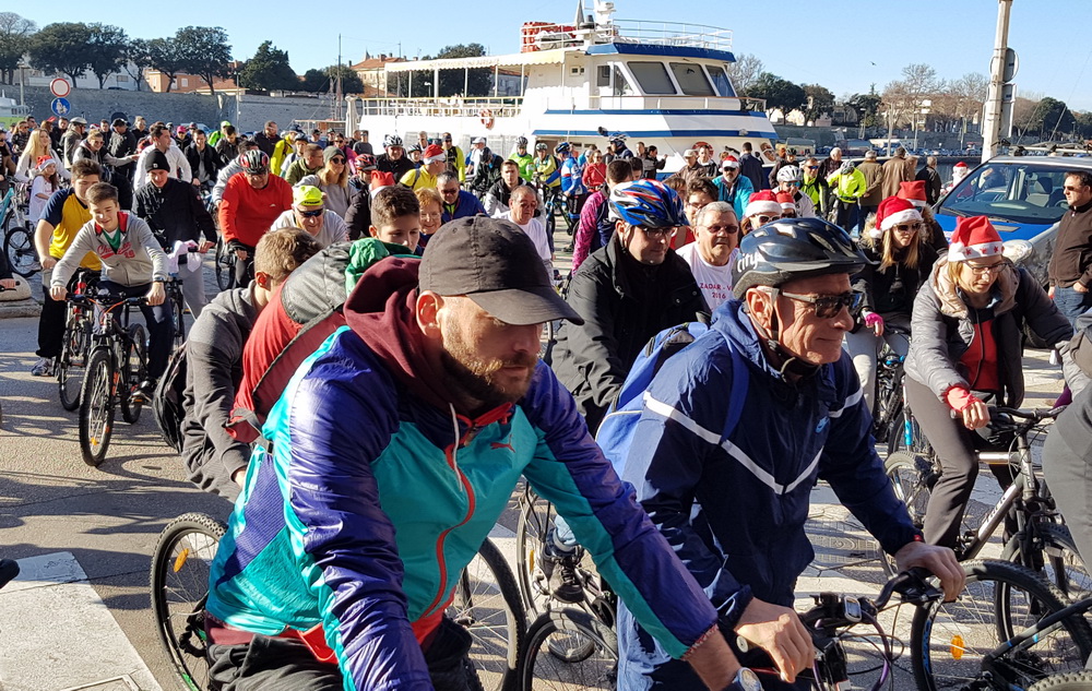 Start tradicionalne, 19. po redu Božiće biciklijade Zadar – Vir Start tradicionalne, 19. po redu Božiće biciklijade Zadar – Vir