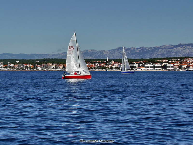 Zadarska Koka 2016. gledana s mora. Foto: Leonard Kvarantan Zadarska Koka 2016. gledana s mora. Foto: Leonard Kvarantan