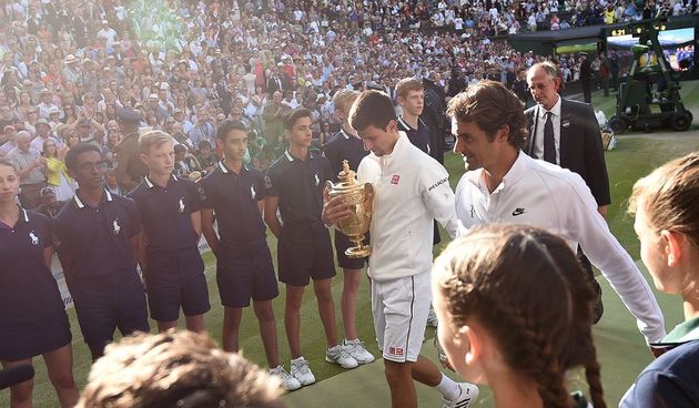 Novak Đoković i Roger Federer, foto: wimbledon.com