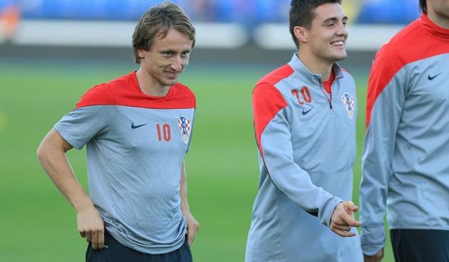 Luka Modric i Mateo Kovacic. Photo: Davor Javorovic/PIXSELL