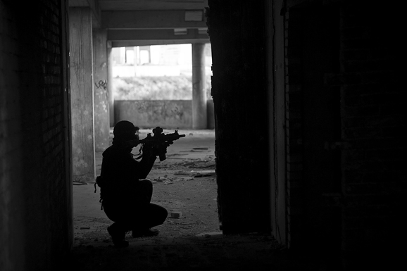 Paintball u Gaženici, 22. siječnja 2012. (foto:Saša Čuka)