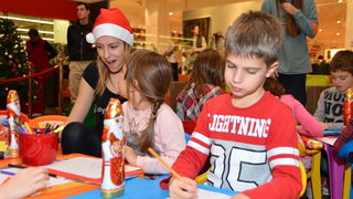 Sveti Nikola u Supernova centru 6. prosinca 2016.  Foto: Iva Perinčić