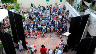 Polaznici dramsko lutkarske radionice Donatolina iz Kazališta lutaka Zadar gostovali su na ovogodišnjem Međunarodnom dječjem festivalu u Šibeniku sa predstavom “Šuma Striborova”, foto: Dino Bara Polaznici dramsko lutkarske radionice Donatolina iz Kazališta lutaka Zadar gostovali su na ovogodišnjem Međunarodnom dječjem festivalu u Šibeniku sa predstavom “Šuma Striborova”, foto: Dino Bara