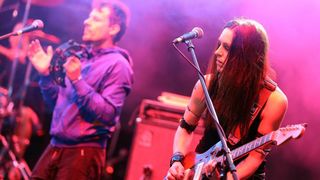 Zagreb – INmusic festival na zagrebackom jezeru Jarun unatoc losem vremenu okupio velik broj posjetitelja. Nastup benda A Toys Orchestra. Photo: Jurica Galoic/PIXSELL Zagreb – INmusic festival na zagrebackom jezeru Jarun unatoc losem vremenu okupio velik broj posjetitelja. Nastup benda A Toys Orchestra. Photo: Jurica Galoic/PIXSELL