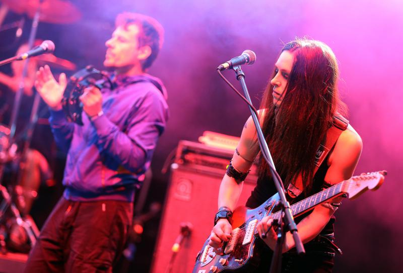 Zagreb – INmusic festival na zagrebackom jezeru Jarun unatoc losem vremenu okupio velik broj posjetitelja. Nastup benda A Toys Orchestra. Photo: Jurica Galoic/PIXSELL Zagreb – INmusic festival na zagrebackom jezeru Jarun unatoc losem vremenu okupio velik broj posjetitelja. Nastup benda A Toys Orchestra. Photo: Jurica Galoic/PIXSELL