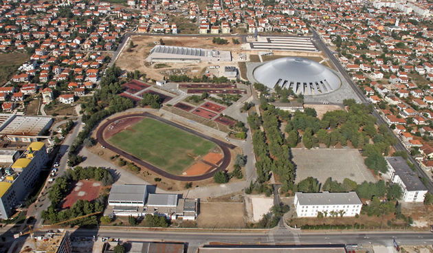 Zadar, SC Višnjik iz zraka