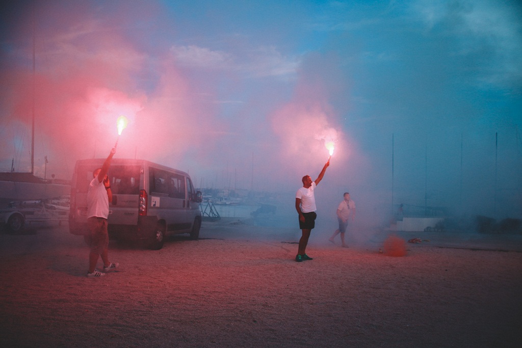 JK Uskok: Proslava olimpijskog zlata Fantele i Marenića