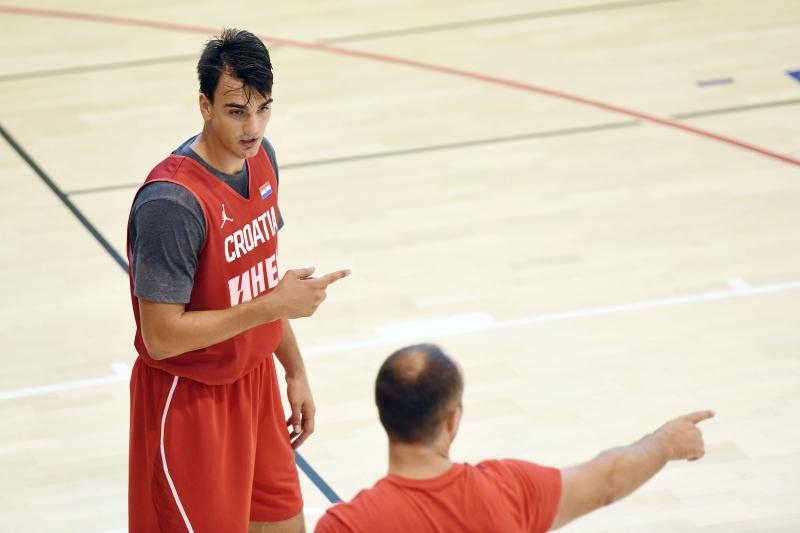 Prvi trening košarkaških reprezentativaca u Svetom Martinu na Muri