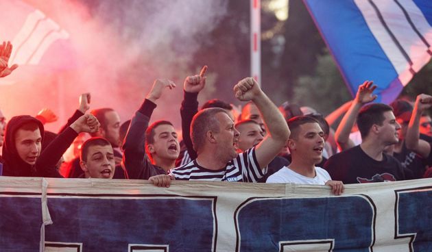 Tornado nakon druge pobjede protiv Splita pozdravio igrače Zadra ispred Krešinog doma