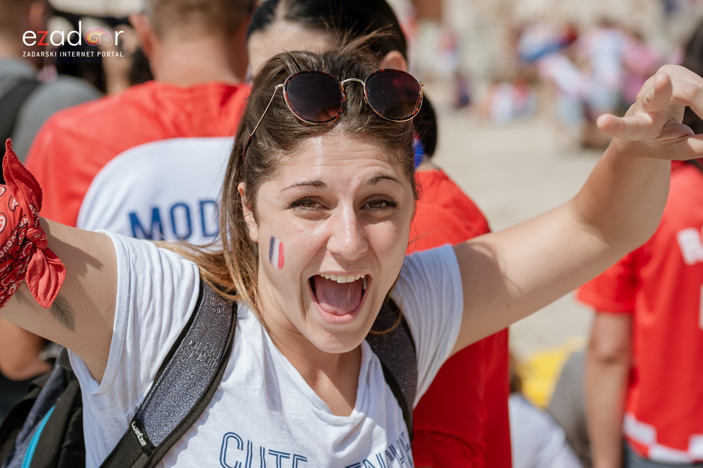 Navijačko ludilo u Zadru za vrijeme i nakon finala Svjetskog prvenstva Navijačko ludilo u Zadru za vrijeme i nakon finala Svjetskog prvenstva