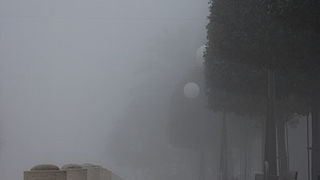 Zadar, magla svuda oko nas