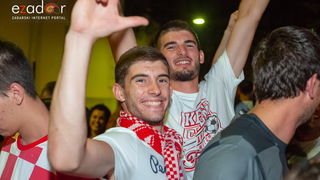 Zadar je gorio: Velika fešta nakon plasmana Vatrenih u finale Svjetskog prvenstva