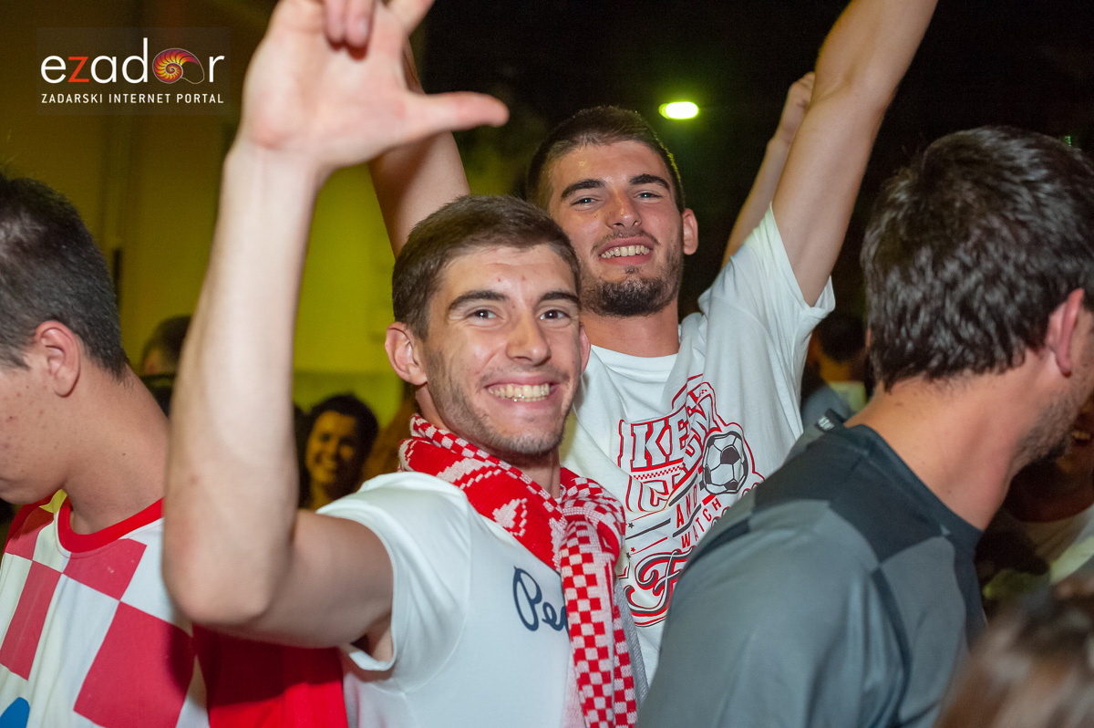 Zadar je gorio: Velika fešta nakon plasmana Vatrenih u finale Svjetskog prvenstva