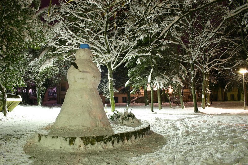 Izrada najvećeg snijegovića u gradu, foto: Ivan Matić