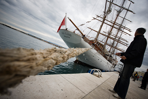‘Sea Cloud’ u Zadru (foto:Saša Čuka) ‘Sea Cloud’ u Zadru (foto:Saša Čuka)