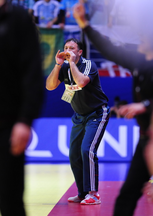 Vrsac, 180112.
Dvorana Millennium.
Europsko prvenstvo u rukometu, 2 kolo
Hrvatska – Slovenija.
Na slici: Slavko Goluza.
Foto: Drazen Aleksic / Cropix Vrsac, 180112.
Dvorana Millennium.
Europsko prvenstvo u rukometu, 2 kolo
Hrvatska – Slovenija.
Na slici: Slavko Goluza.
Foto: Drazen Aleksic / Cropix