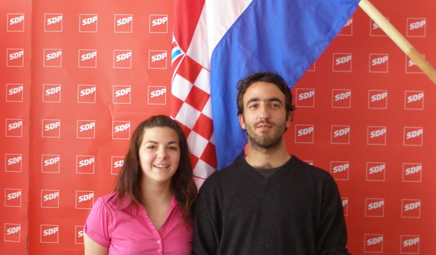 Maja Kaleb i Frane Bojmić – Forum mladih SDP-a Zadar