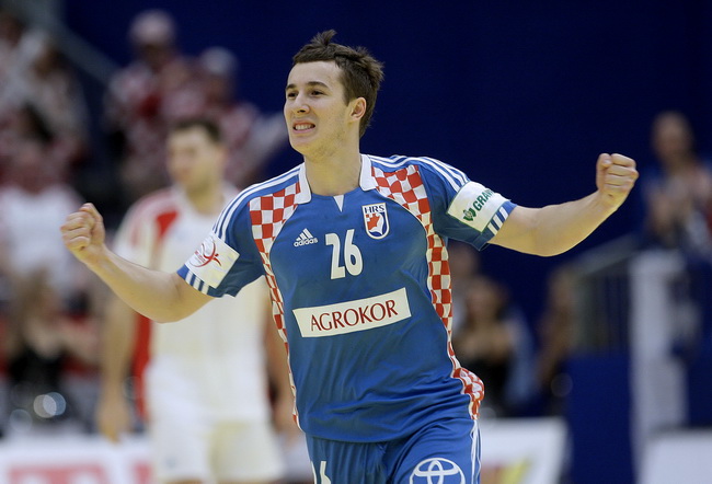 Graz, 210110.
EURO 2010 u rukometu. 
Trece kolo skupine A. Utakmica Hrvatska – Rusija.
Na fotografiji: Manuel Strlek.
Foto: Nenad Dugi / Cropix