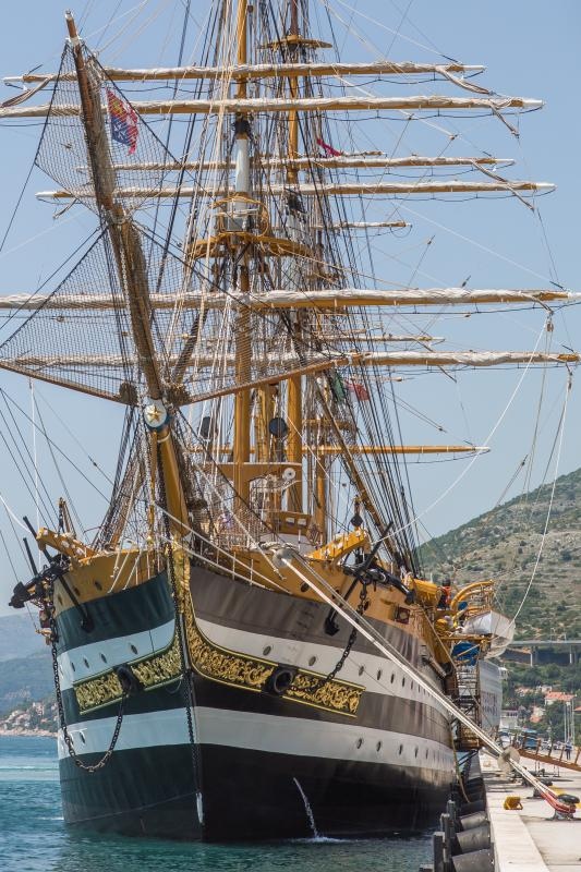 Talijanski školski brod “Amerigo Vespucci” u Dubrovniku. Photo. Grgo Jelavić/PIXSELL