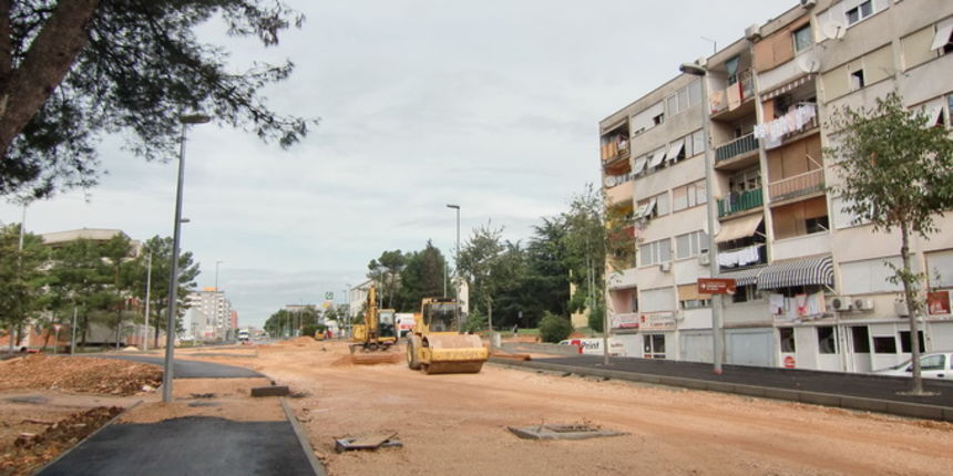 Ulica Domovinskog rata, radovi na cesti Ulica Domovinskog rata, radovi na cesti