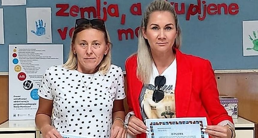 Biogradske odgojiteljice dobile diplome iz Montessori pedagogije