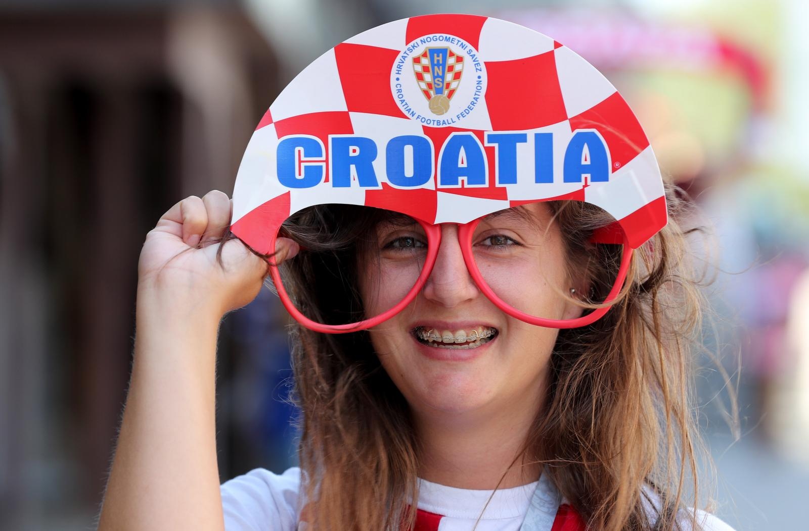 Veseli hrvatski navijači u Rostovu na Donu
