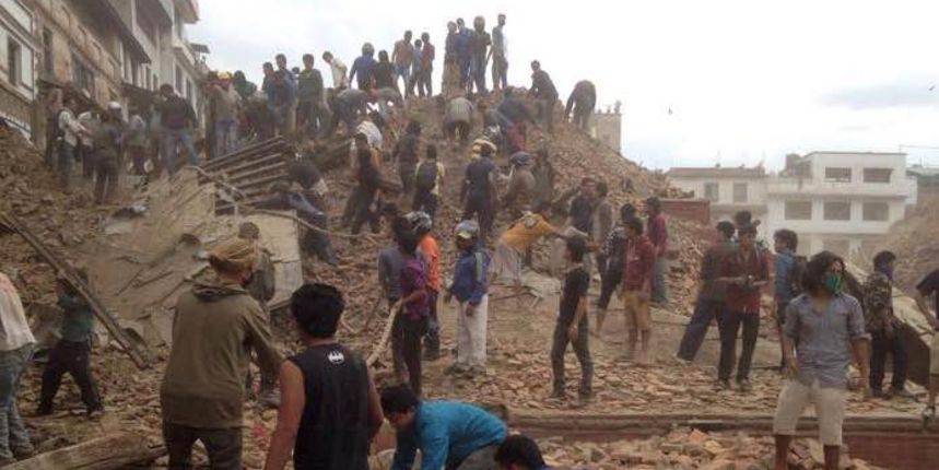 Potres u Nepalu, screenshot