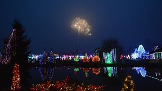 Božićna priča obitelji Salaj s rekordnih 1,88 milijuna lampica. Foto: Damir Špehar/PIXSELL