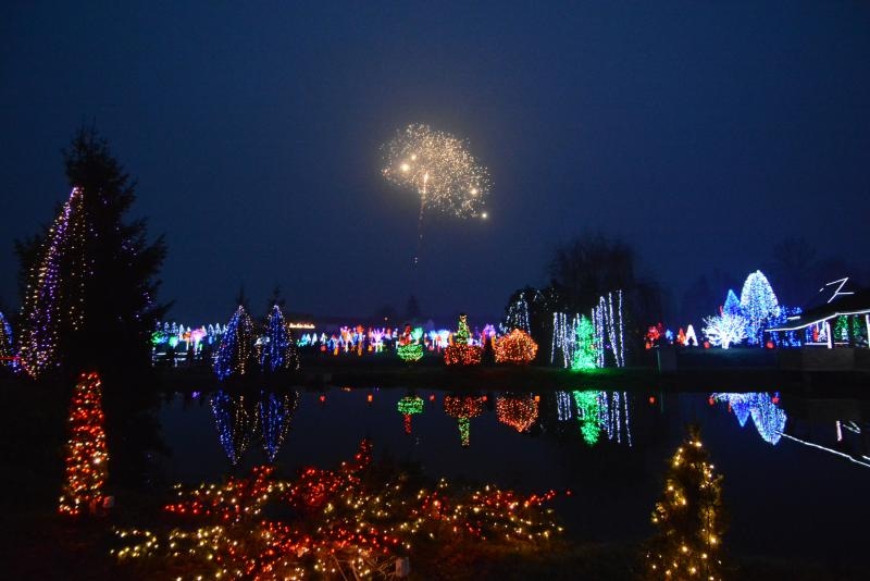 Božićna priča obitelji Salaj s rekordnih 1,88 milijuna lampica. Foto: Damir Špehar/PIXSELL