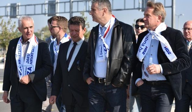 Tomislav Karamarko u sklopu kampanje Domoljubne koalicije obišao luku Gaženica