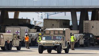 U Gaženicu dopremljena vojna oprema i sredstva za vježbu Immediate Response 21 U Gaženicu dopremljena vojna oprema i sredstva za vježbu Immediate Response 21