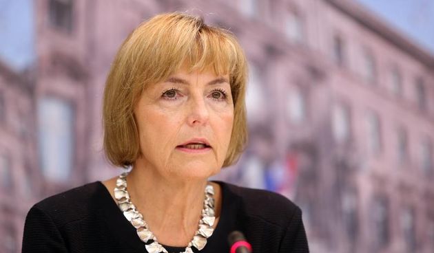 Konferencija za medije ministrice vanjskih poslova i europskih integracija Vesne Pusic. Tema konferencije je sastanak Vijeca za vanjske poslove, Inicijativa za BiH-a, te najava sluzbenih posjeta do kraja godine. Photo: Slavko Midzor/PIXSELL