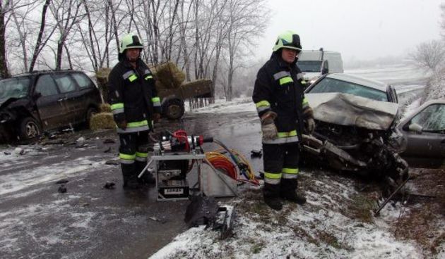 Prometna nesreca kod Đurđevca (Foto: Cropix)