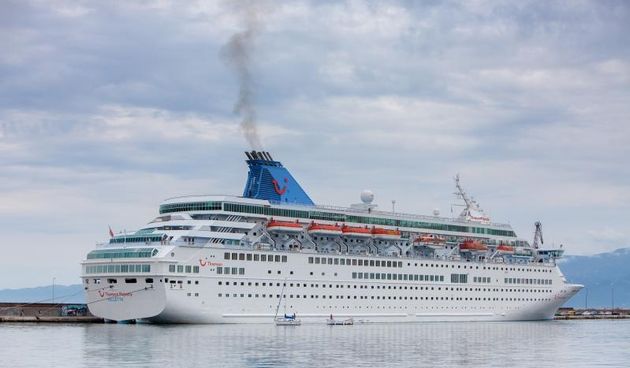U rijecku luku uplovio kruzer Thomson Majesty s turistima koji plove Jadranom u sklopu krstarenja pod nazivom Adriatic Charms. Photo: Nel Pavletic/PIXSELL