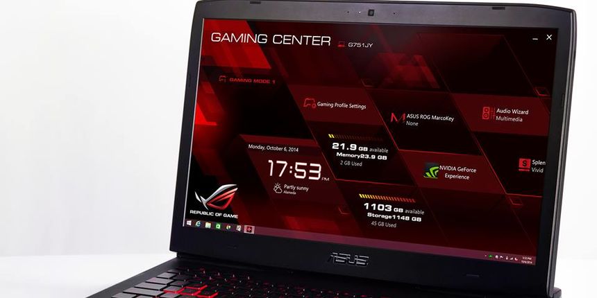 ASUS G751, foto: ASUS North America ASUS G751, foto: ASUS North America